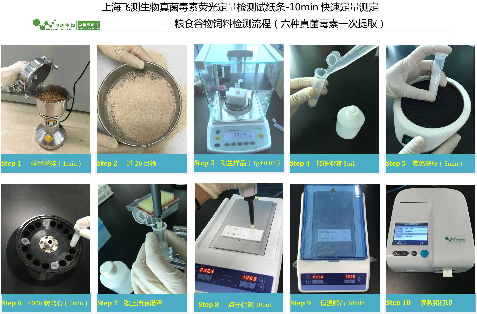 霉菌毒素檢測(cè)過(guò)程